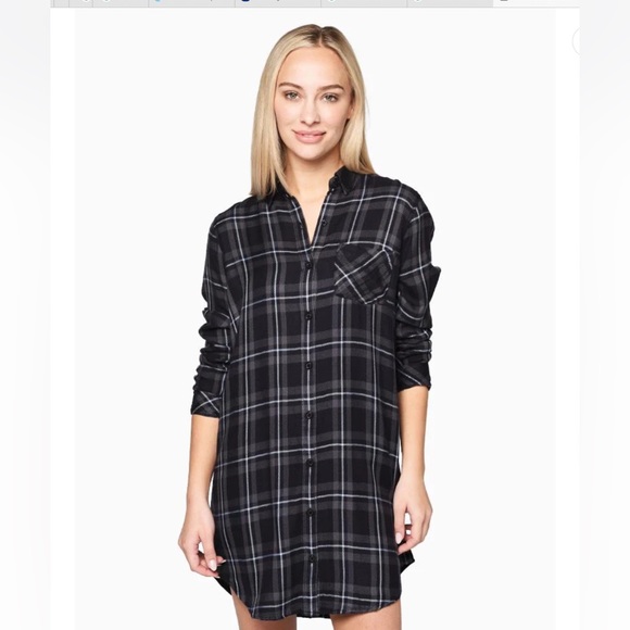 Rails Bianca Dress Onyx/Slate/White Size XS - Picture 1 of 9